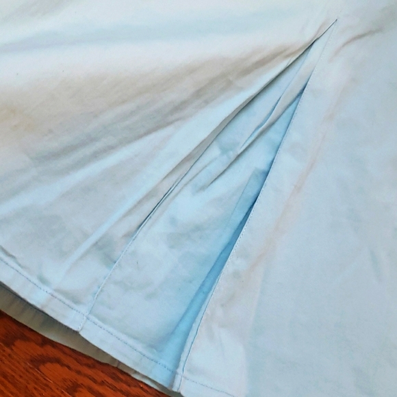 Vintage Baby Blue Pencil Skirt - Picture 8 of 8